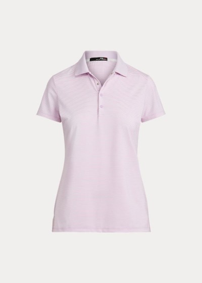 Polos Ralph Lauren Mujer Morados / Blancos - Performance Golf - CQWNU6273